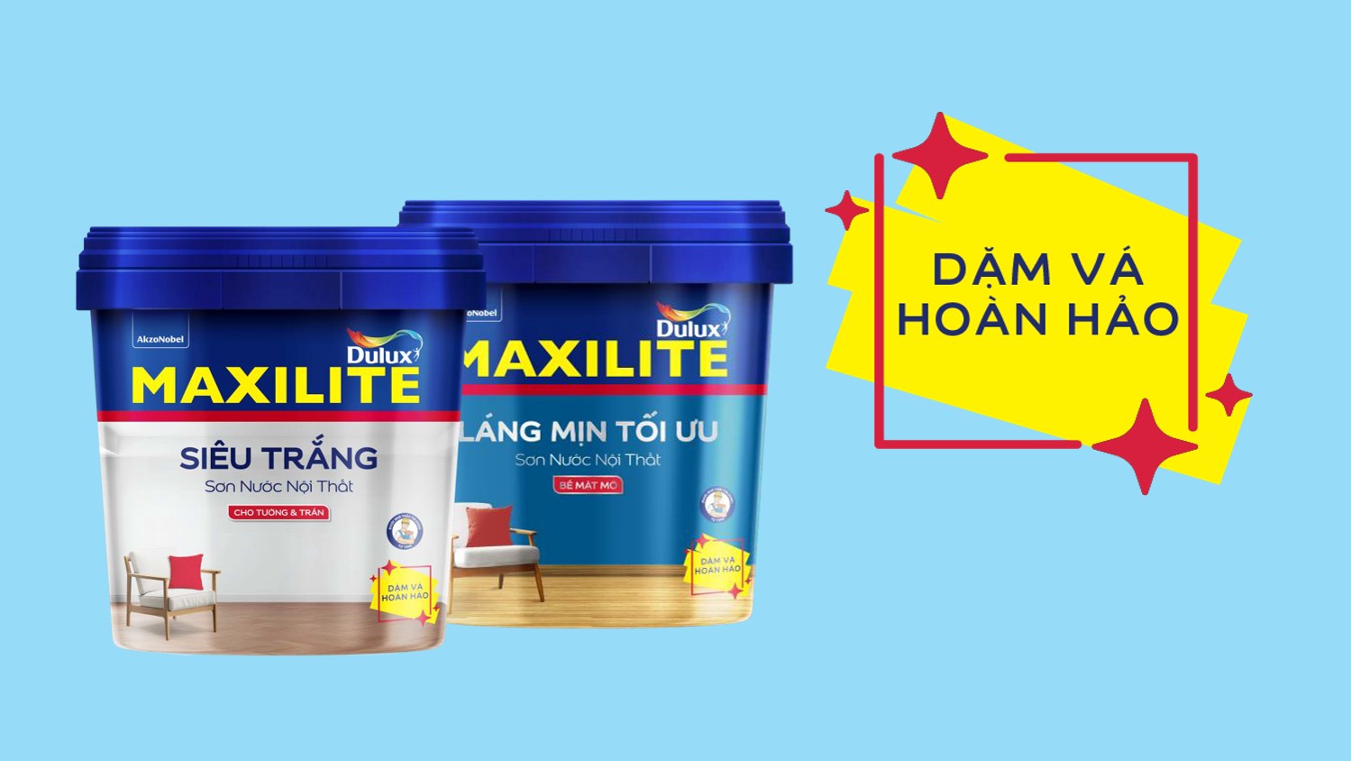 Sơn Nội Thất Maxilite Láng Mịn Tối Ưu